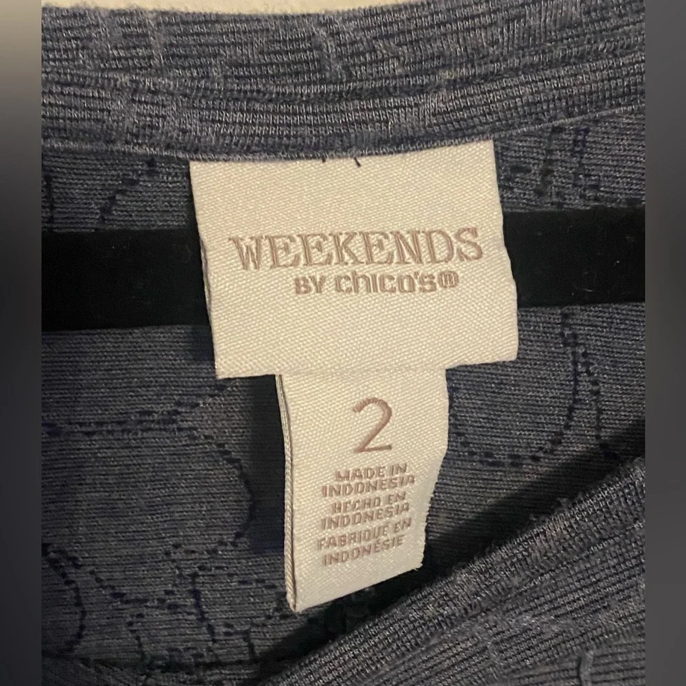Chicos Women’s Top, Size 2 (L/12) - Picture 3 of 7